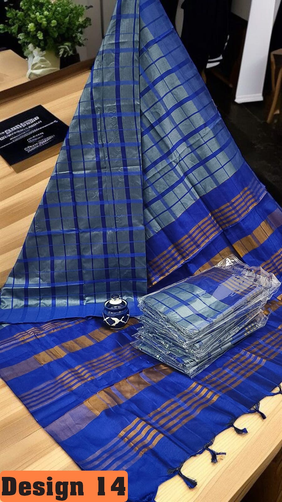 🦚 Silk Cotton Summer Checks – Palum Palazam Collection 🌹