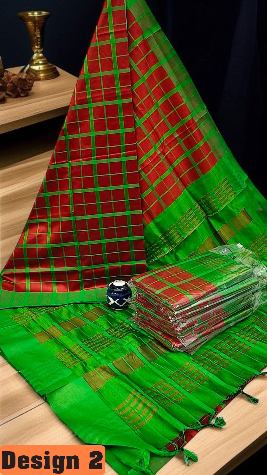 🦚 Silk Cotton Summer Checks – Palum Palazam Collection 🌹